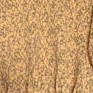 Yellow floral top